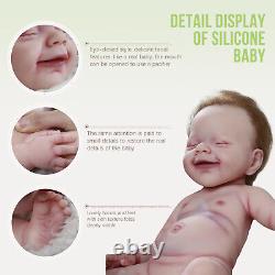 COSDOLL Full Body Silicone Doll Reborn Baby Doll Root Hair with Drink-Wet System