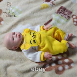 COSDOL 18.5 Reborn BabyDolls Full Silicone Baby Girl Doll with Drink-Wet system