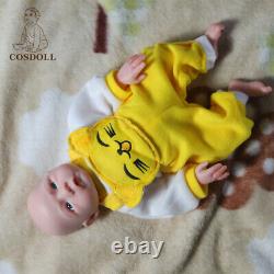 COSDOL 18.5 Reborn BabyDolls Full Silicone Baby Girl Doll with Drink-Wet system
