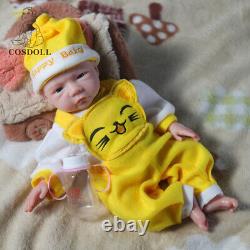 COSDOL 18.5 Reborn BabyDolls Full Silicone Baby Girl Doll with Drink-Wet system
