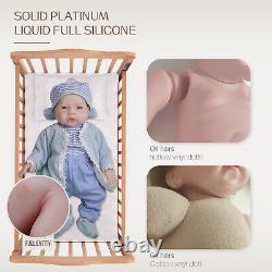 COSDOL 18.5 Reborn BabyDolls Full Silicone Baby Girl Doll with Drink-Wet system