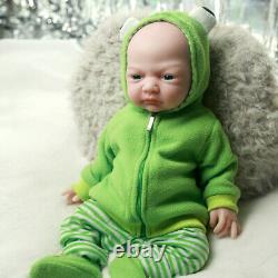 COSODLL 17 Reborn Baby Doll Real Silicone Platinum Silicone Baby Girl Doll