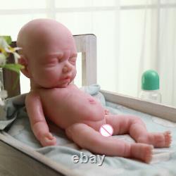 COSODLL Silicone Reborn Sleeping Baby Doll 15.7'' Lifelike Eyes Closed Premiee