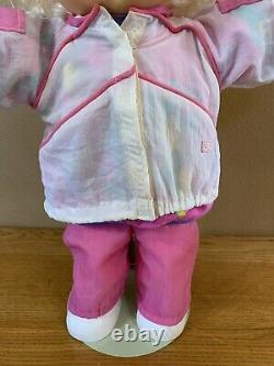 Cabbage Patch Kids Cornsilk Doll Pacifier Designer Line Rare Windbreaker Outfit