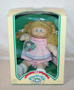 Cabbage Patch Kids Darbie Audrey 1984 Girl Pigtails Xavier Roberts IOB