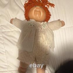 Cabbage Patch Kids Soft Body Doll Green Eyes Orange Hair Signed 1985 PA-1044