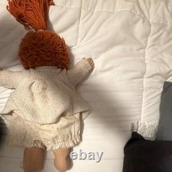 Cabbage Patch Kids Soft Body Doll Green Eyes Orange Hair Signed 1985 PA-1044