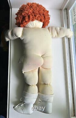 Cabbage Patch Kids Soft Sculpture 1985 22 Xavier Roberts Red Hair Shoes RARE