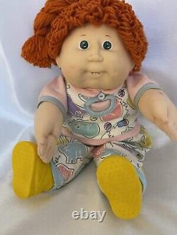 Cabbage Patch Rare Poodle Red Haired Single Pony Hm 12 kitty Outfit