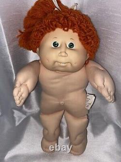 Cabbage Patch Rare Poodle Red Haired Single Pony Hm 12 kitty Outfit