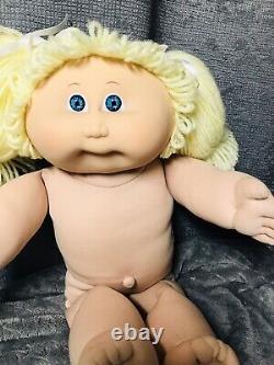Cabbage patch Lili ledy lemon hair blue eyes made in Mexico