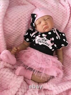 Cherish Dolls Reborn Doll Cheap Baby Girl Princess 22 Newborn Real Lifelike Uk