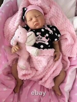 Cherish Dolls Reborn Doll Cheap Baby Girl Princess 22 Newborn Real Lifelike Uk