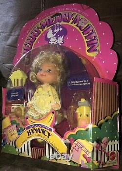Cherry Merry Muffin BANANCY doll & BITTY BANANA 1988 1989 Mattel