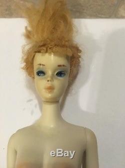 Cleaned Vintage # Barbie Original Barbie 1958 Mattel Japan #1 #2 #3 Ponytail