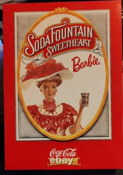 Coca-cola Soda Fountain Sweetheart Barbie 1996