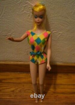 Color Magic Barbie Doll, Suit With Head Dress, Clicking Legs, All Original