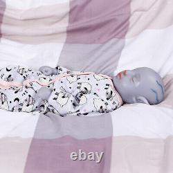 Comondwei 18.5 in Full Platinum Silicone Baby Doll Reborn Baby Doll Girl Doll US