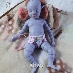 Cosdoll 18'' Platinum Silicone Reborn Baby Dolls Cute Newborn Girl Baby Art Doll