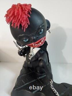 Creepy Demon Doll OOAK Handpainted Handmade Horror Goth Fiend Bobblehead