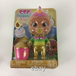Cry Babies Magic Tears Golden Edition Doll Lady Narvie Hally Dreamy COMPLETE SET