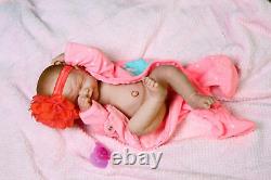 Crying American Reborn Baby Alive Girl Doll Vinyl 14 Newborn Preemie Life like