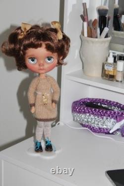 Custom Blythe Doll by IRiska. Blythe, with Extra Dress and Stand B