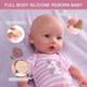 Custom New 18 Full Platinum Silicone Girl Dolls Reborn Baby Dolls Withdrink-wet