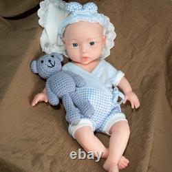 Custom NEW 18 Full Platinum Silicone Girl Dolls Reborn Baby Dolls WithDrink-Wet