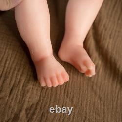 Custom NEW 18 Full Platinum Silicone Girl Dolls Reborn Baby Dolls WithDrink-Wet