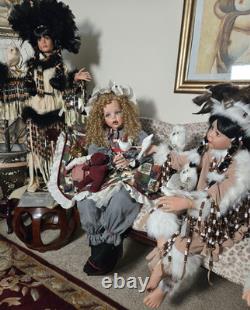 Cyberweek Only/entire Collection/4 Porcelain Artist Dolls/free Ship2u/12/1-12/9