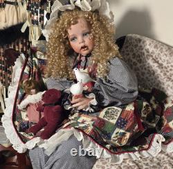 Cyberweek Only/entire Collection/4 Porcelain Artist Dolls/free Ship2u/12/1-12/9