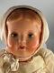 Doll Pressed Cardboard Doll Painted Vintage Antique Appt 17 Rare Doll