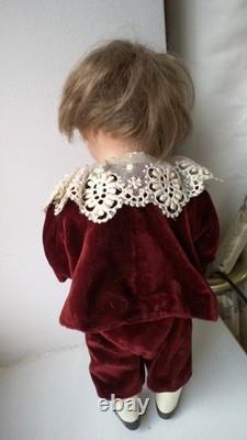 Delightful 9 1/2 Armand Marseilles #323 Googly-Eye Antique Boy Doll circa 1914