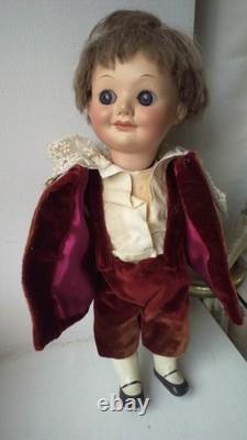 Delightful 9 1/2 Armand Marseilles #323 Googly-Eye Antique Boy Doll circa 1914