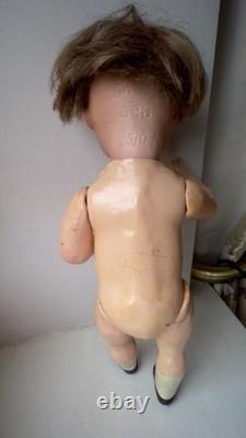 Delightful 9 1/2 Armand Marseilles #323 Googly-Eye Antique Boy Doll circa 1914