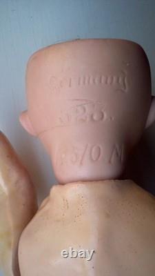Delightful 9 1/2 Armand Marseilles #323 Googly-Eye Antique Boy Doll circa 1914