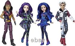 Disney Descendants Isle of the Lost Collection, Includes 4 Pack of Dolls