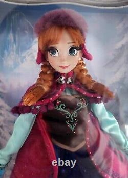 Disney Store Frozen Limited Edition Snow Gear Anna Doll LE 5000 2014 Rare