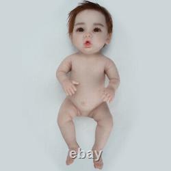 Dokier 18 Full Silicone Reborn Baby Girl Doll Lifelike Newborn Baby Kids Gifts