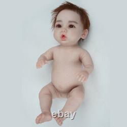 Dokier 18 Full Silicone Reborn Baby Girl Doll Lifelike Newborn Baby Kids Gifts