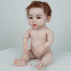 Dokier 18 Full Silicone Reborn Baby Girl Doll Lifelike Newborn Baby Kids Gifts