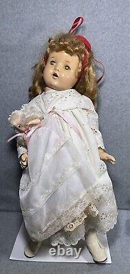 Doll Horsman Doll 1968 Baby Girl With Doll Appr 24 Vintage