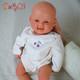 Dollysil 17.3 Newborn Baby Wheaten Color Full Body Silicone Reborn Baby Dolls
