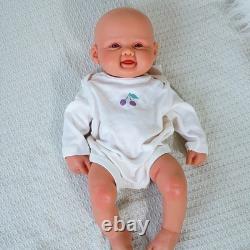 DollySil 17.3 Newborn Baby Wheaten Color Full Body Silicone Reborn Baby Dolls