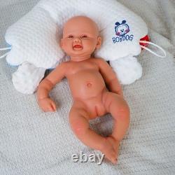DollySil 17.3 Newborn Baby Wheaten Color Full Body Silicone Reborn Baby Dolls