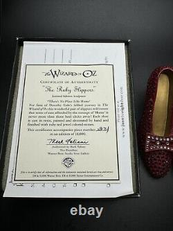 Dorothy's ruby slippers wizard of oz collectibles With COA