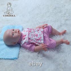 Drink-Wet System 18.5Reborn Baby Dolls Full Platinum Silicone Baby Girl Newborn
