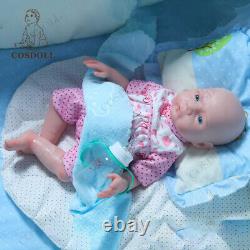 Drink-Wet System 18.5Reborn Baby Dolls Full Platinum Silicone Baby Girl Newborn