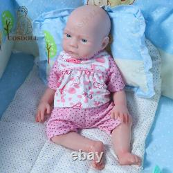 Drink-Wet System 18.5Reborn Baby Dolls Full Platinum Silicone Baby Girl Newborn